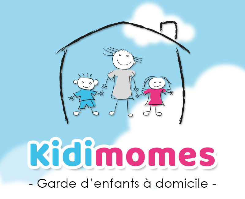 Logo entreprise kidimomes - Création agence pomme de com' à Caen Calvados